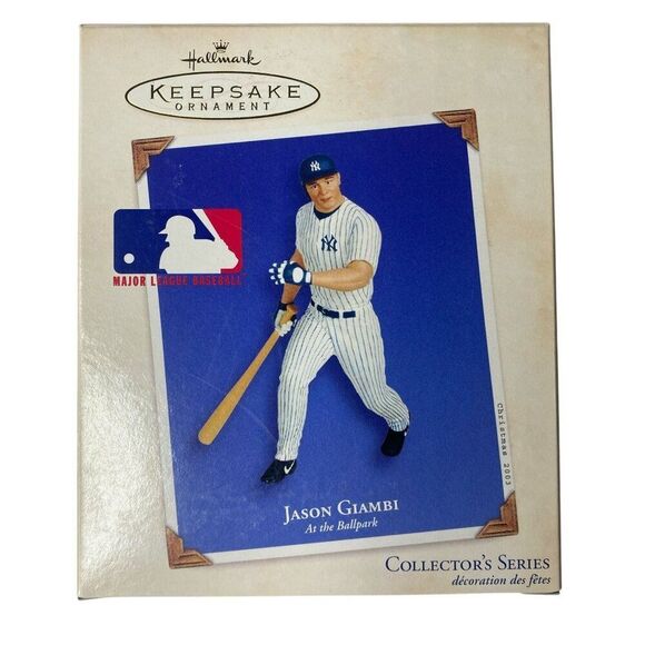 Jason Giambi Hallmark Baseball Ornament 2003 - Picture 1 of 3